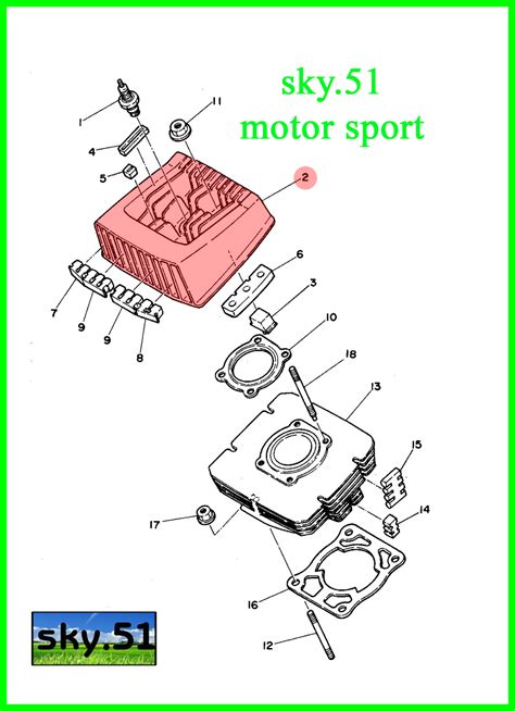 Ka E Head Cylinder Yamaha Rx Rxk Rxking Fit Rx Rxs