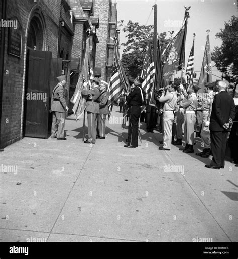 Colors Members Of The Vfw And American Legion And Members Of The