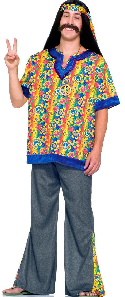 Hippie Dude Men S Plus Size Costume Walmart