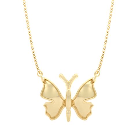 Butterfly Design Gold Pendant Atelier Yuwa Ciao Jp