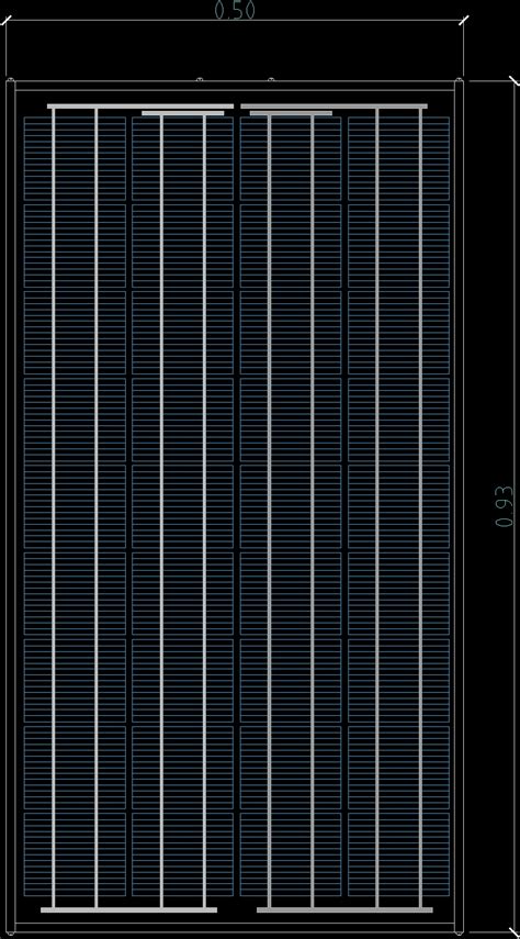 Solar Panel Cad Drawing