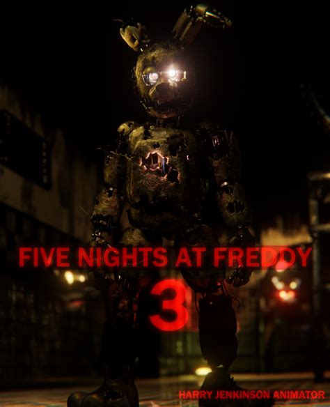 Blenderfnaf3 Fan Made Poster Fnaf 3 Plus By Harryjenkinsongamer On