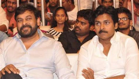 Chiranjeevi Pawan Kalyan Pawan Kalyan Is Chief Guest For Chiranjeevis Godfather Movie Pre