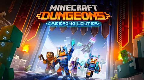 Minecraft Dungeons Part Dlc Creeping Winter Youtube