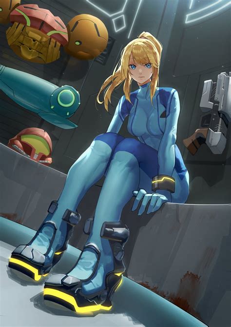 Samus Aran Super Smash Bros And 2 More Drawn By Bennopi Danbooru