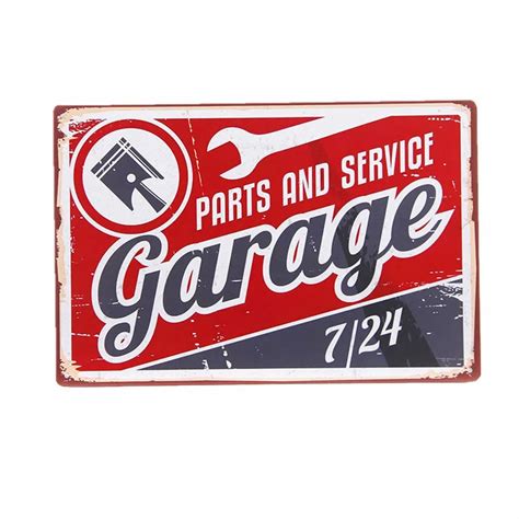 Aliexpress Buy PARTS AND SERVICE Garage Vintage Home Decor Tin