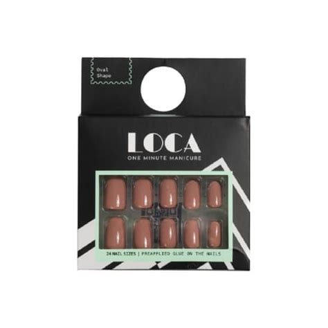 Loca Nails Oval 28 Nude Oval