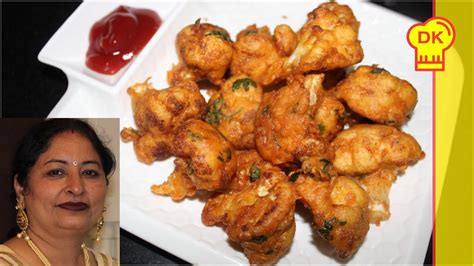 Crispy Gobi Pakora Recipe Cauliflower Pakoda