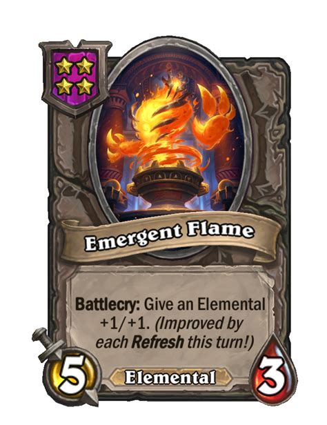 Battlegrounds/Emergent Flame - Hearthstone Wiki