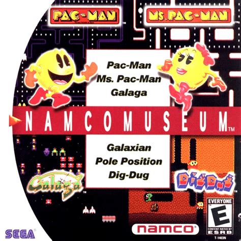 Namco Museum cheats for Sega Dreamcast - The Video Games Museum