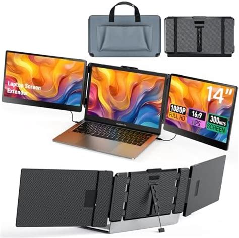 Amazon Maxfree F Triple Screen Laptop Monitor Extender With