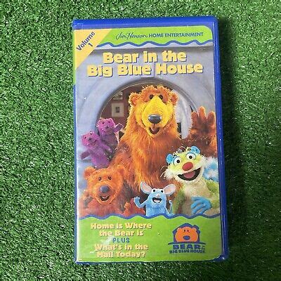 Bear In The Big Blue House Volume Vhs Grelly Usa