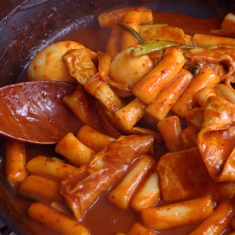 Korean Food Photo Tteokbokki 떡볶이 On