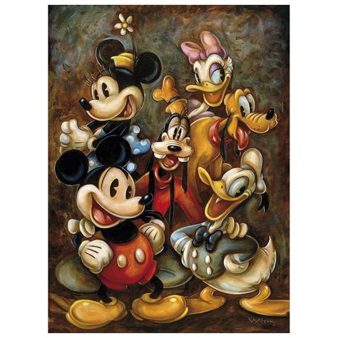 Mickey Mouse And Friends Giclée By Darren Wilson Shopdisney Disney Drawings Disney