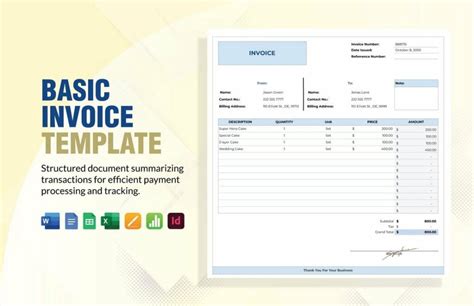 Best Invoice Templates For Google Docs Design Shack