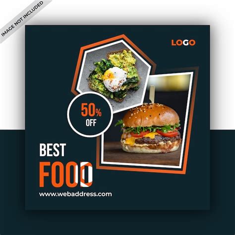 Premium Psd Food Restaurant Social Media Post Template