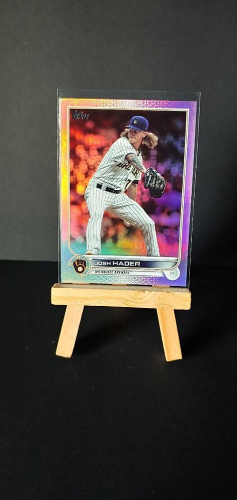 Topps Series Josh Hader Milwaukee Brewers Rainbow Foil Ebay