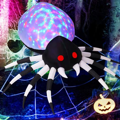 The Holiday Aisle Halloween Inflatable Spider Ft Giant Spider