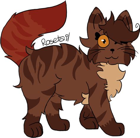 Rosetail Warriors Warrior Cats Wc Cat Thunderclan Starclan Cat