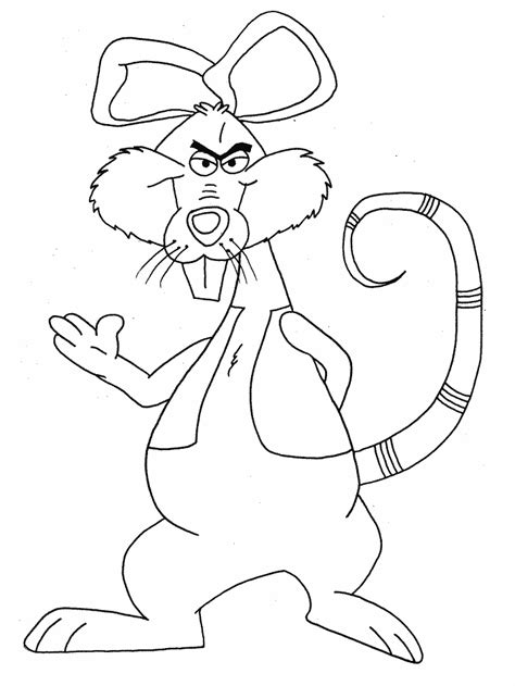 Rat Coloring Page Coloring Home