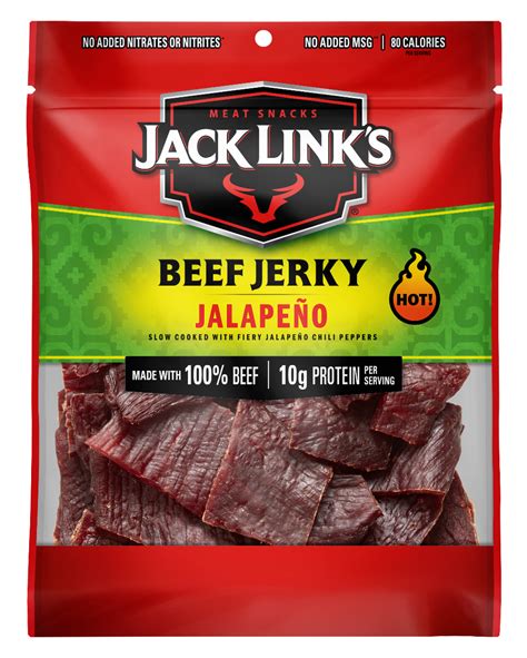 Jalape O Beef Jerky High Protein Snacks Jack Link S