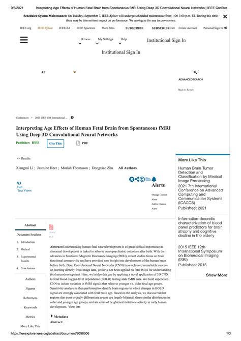 Solution Interpreting Age Effects Of Human Fetal Brain From