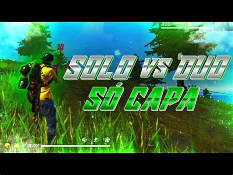 JOGUEI UMA PARTIDA SOLO VS DUO SERÁ QUE MITEI FREE FIRE YouTube