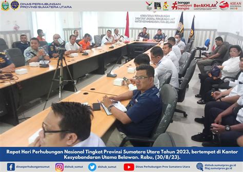 Rapat Hari Perhubungan Nasional Tingkat Provinsi Sumatera Utara Tahun