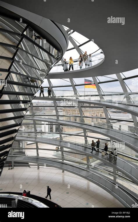 Reichstag dome, designed by Norman Foster, Berlin, Germany January 2019 Stock Photo - Alamy