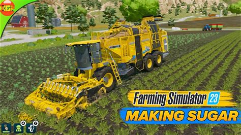 Harvesting Sugarbeat And Making Sugar Farming Simulator 23 Mobile Fs23 Youtube