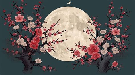 Premium Ai Image Chinese Mid Autumn Festival Graphic Design Chinese