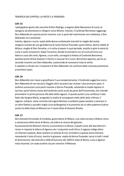 Promessi Sposi Riassunti Per Capitoli 4