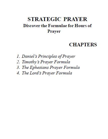 Strategies For Prayer Dag Heward Mills Revival Books Store Download