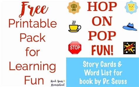 Free Printables for Hop On Pop Fun With Dr. Seuss - Rock Your Homeschool