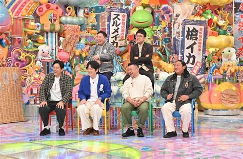 「アメトーーク！」に出演する「イカ大好き芸人」たち。cテレビ朝日 華大、ケンコバ、ロバート秋山らイカ大好き芸人vsミスター正論・東京