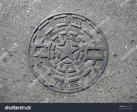 Manholes Covers Austin Tx ภาพสตอก 54311938 Shutterstock