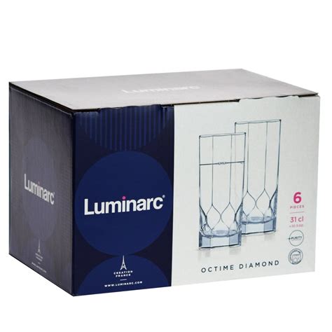 Set 6 Pahare Inalte Luminarc Octime Sticla 310 Ml Transparent EMAG Ro