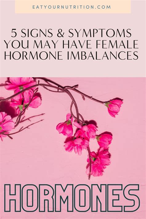 5 signs symptoms you may have female hormone imbalances – Artofit