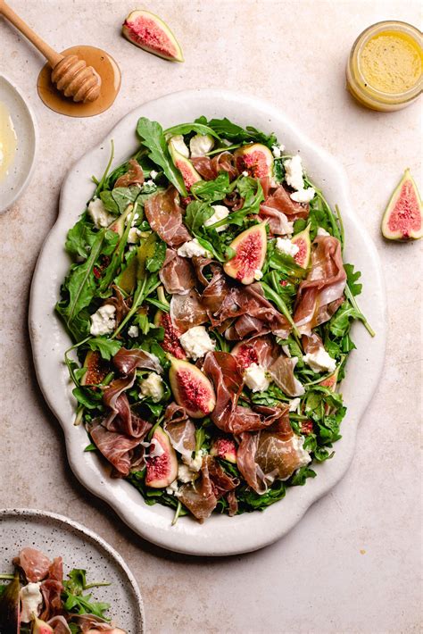 Prosciutto, Fig and Goats Cheese Salad - Our Nourishing Table