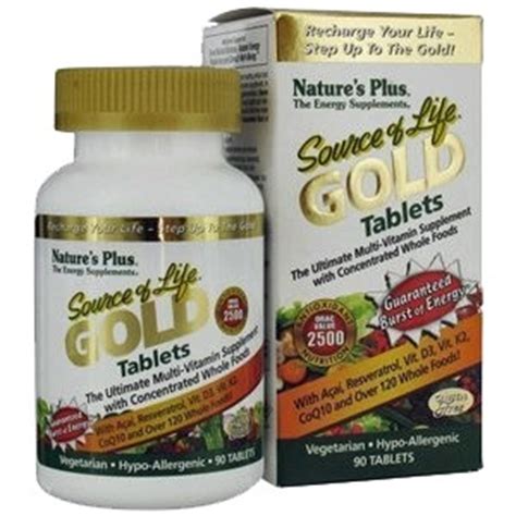 Nature S Plus Source Of Life Gold Multivitamin