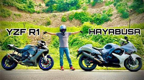 Hayabusa Vs Yamaha Yzf R Full Throttle Kon Si Hai Best Youtube