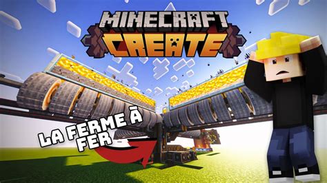 Tuto Minecraft Create ferme à fer Iron farm YouTube