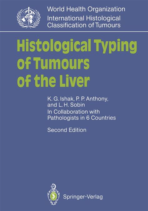 Amazon Histological Typing Of Tumours Of The Liver WHO World Health