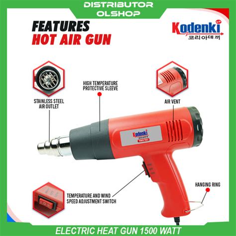 Jual Alat Pemanas Heat Gun Watt Hot Air Gun Pistol Pemanas Hot Gun Jakarta Utara