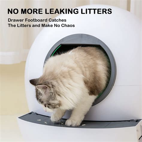 Hillpig Self Cleaning Cat Litter Box Extra Large Automatic Cat Litter