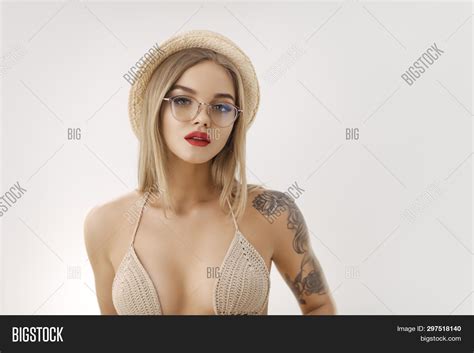 Blonde Glasses Swimsuit