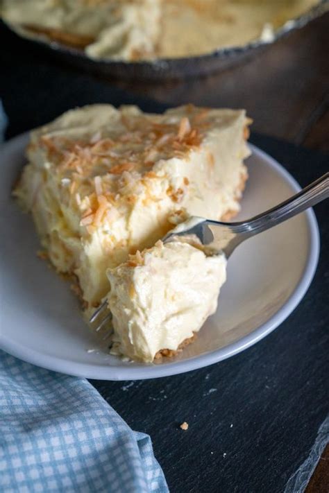 No Cook Coconut Pie Recipe Page Easyrecipes