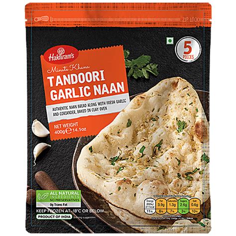 Buy Haldirams Tandoori Garlic Naan Online At Best Price Of Rs 120