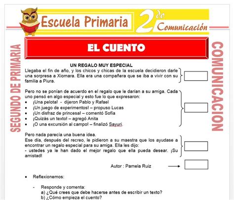 Ficha De Como Hacer Un Cuento Para Tercero De Primaria Actividades De