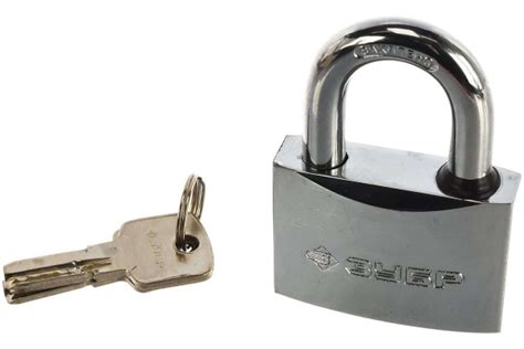 Навесной замок ЗУБР 60 мм закаленная дужка 37227-60 - купить по низкой ...